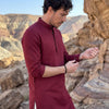Deep Red Kurta