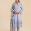 Azure Trellis - Luxury Lawn Suit