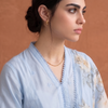 Azure Trellis - Luxury Lawn Suit