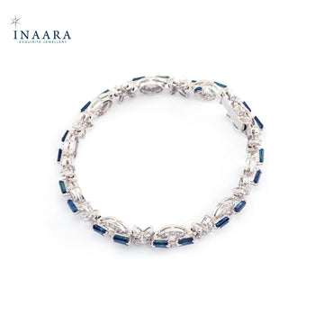 Sapphire Baguette Bracelet
