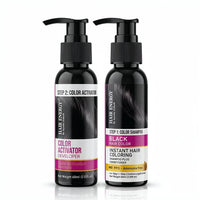 Smart Size Instant Hair Coloring Shampoo plus Conditioner - Black