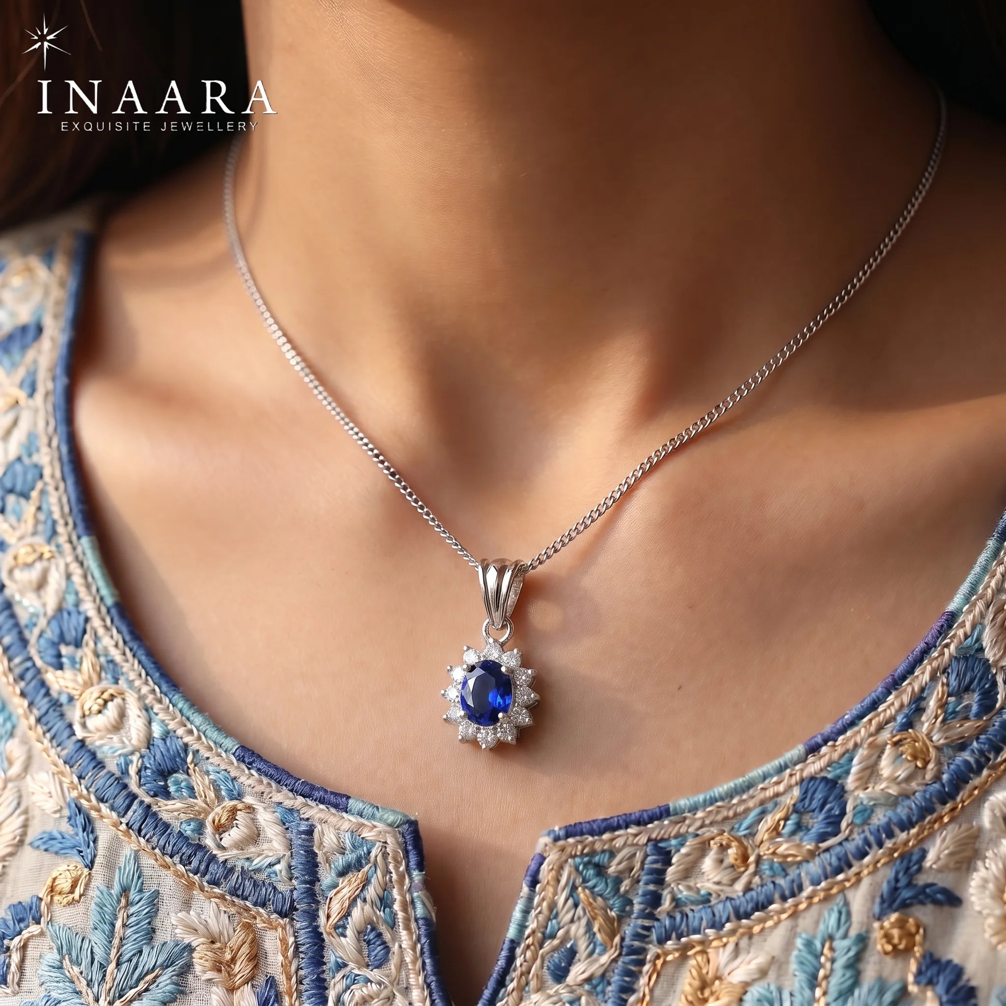 Blue Sapphire-Pendant