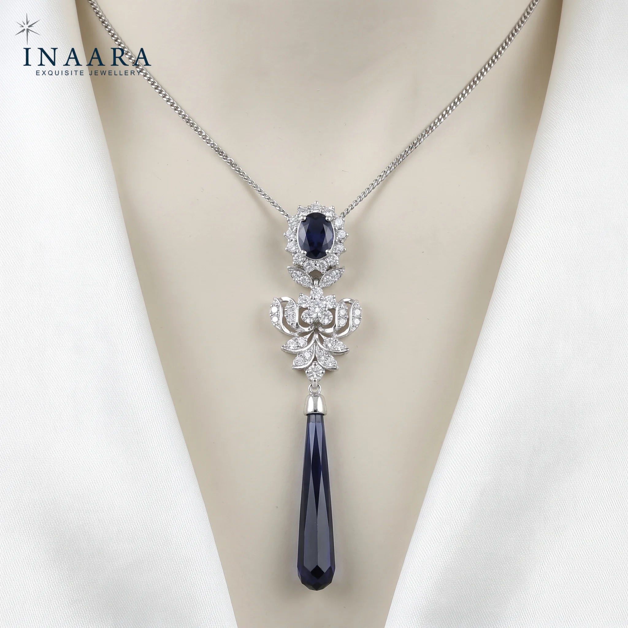 Blue Zircon Pendant