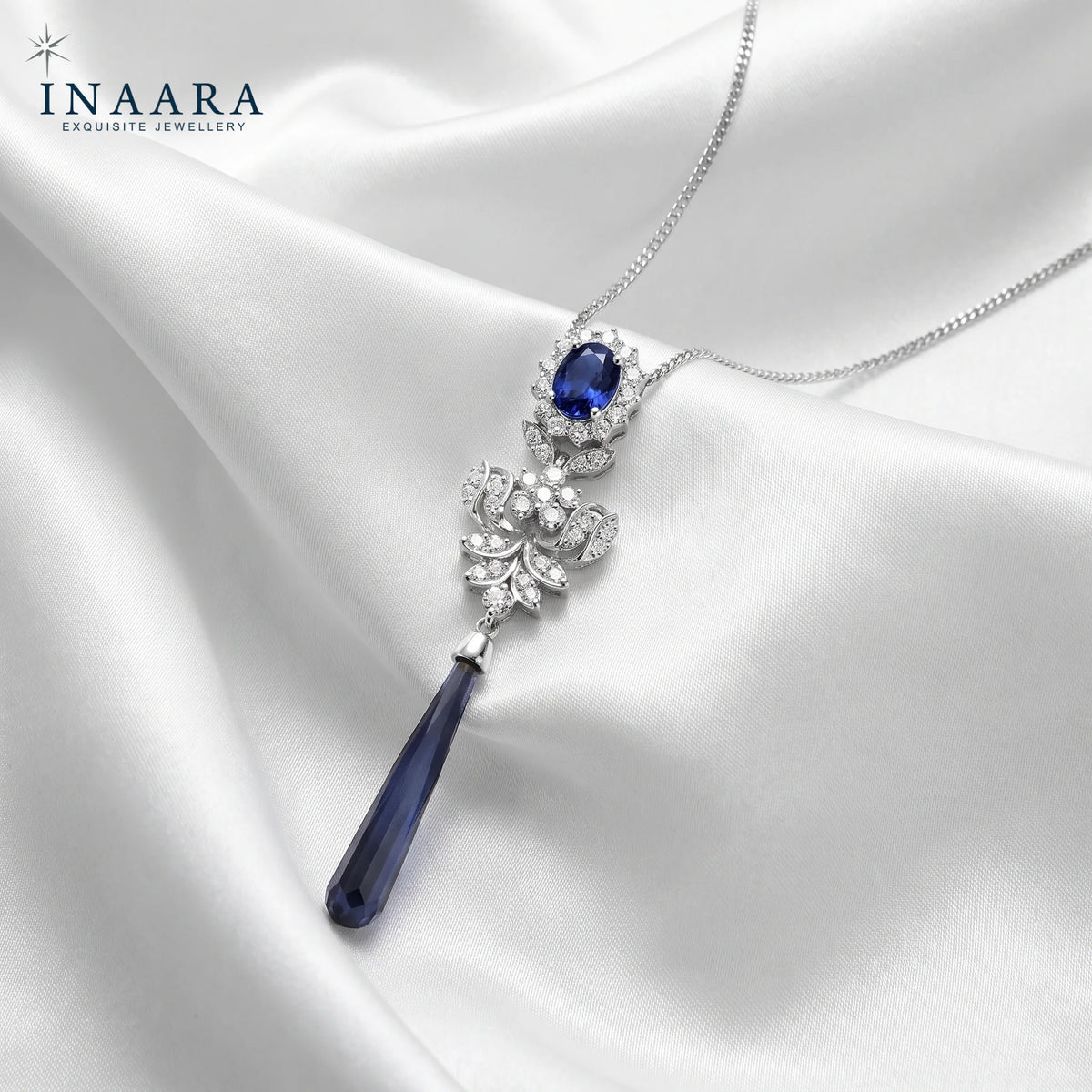 Blue Zircon Pendant
