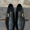 Single Buckle Cow Leather Formal