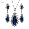 Pear Pendant Set