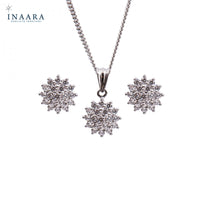 Round Cluster Pendant Set