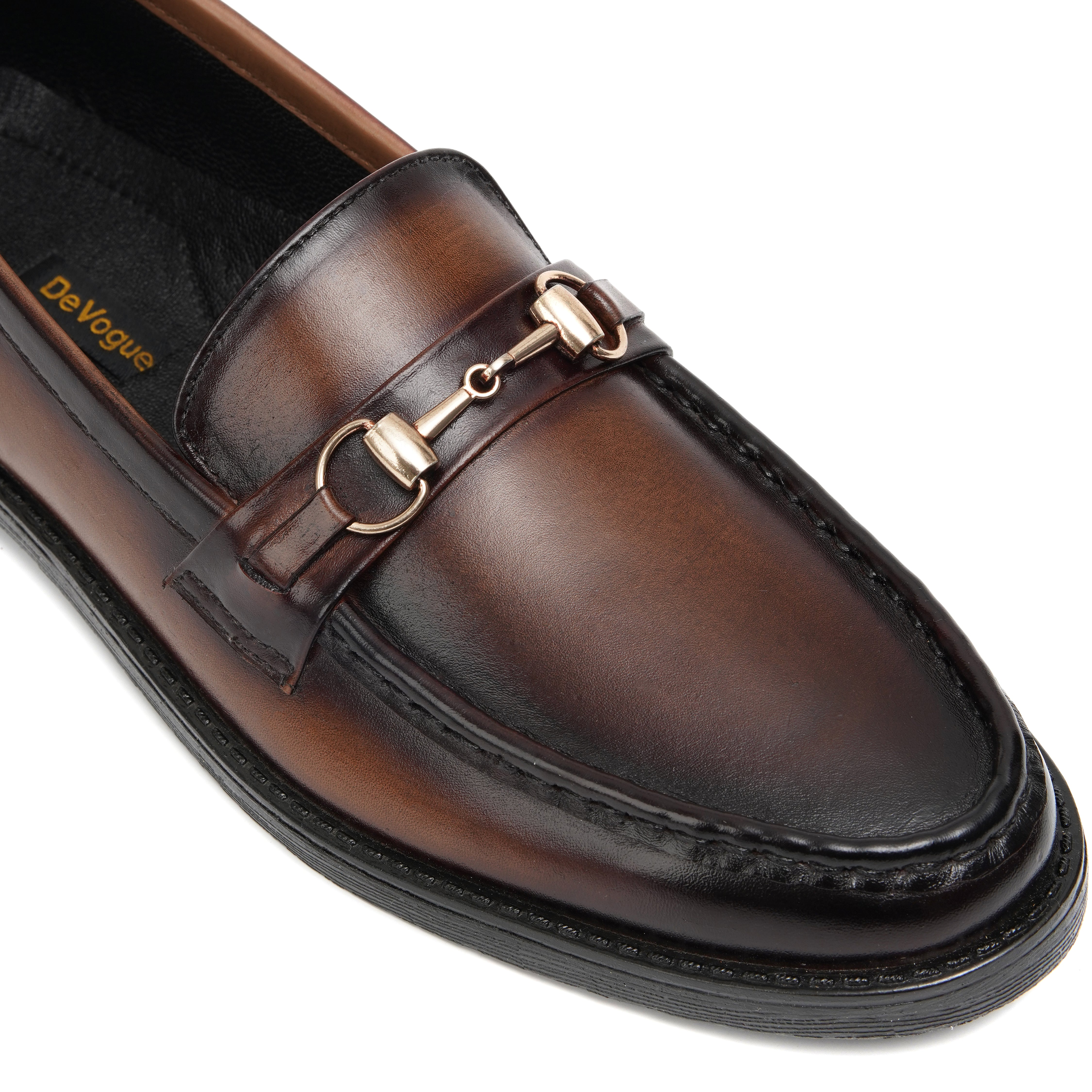 ST-08-Shaded loafers with Patina finish - DeVogue