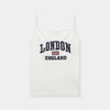 3D London Embroidered Tank Top