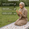 Samarkand Quilted Travel Prayer Mat