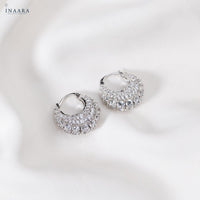 Crescent Hoop Earrings