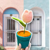Crochet Tulip Pot