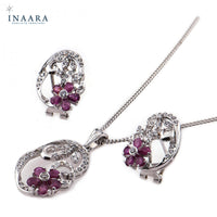 Floral Pendant Set