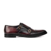 Patina Blood colour Cow Leather Formal Double Monk Style