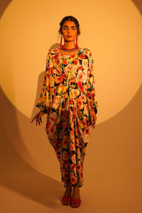 Kaftan - Printed Georgette - Kross Kulture 