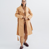 Ladies Belted Long Coat