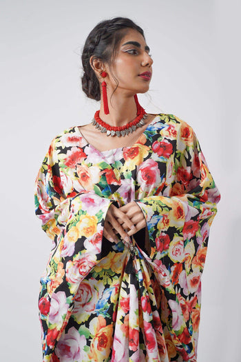 Kaftan - Printed Georgette - Kross Kulture 