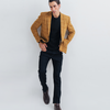 Riversland Striped Casual Coat