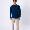 Men Ban Collar Casual Shirt