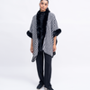 Ladies Striped Cape Shawl