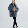 Ladies Fur Long Coat