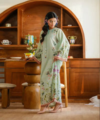 Printed Silk Lawn Kaftaan - Kross Kulture 