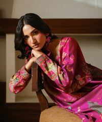 Printed Silk Lawn Kaftaan - Kross Kulture 