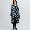 Ladies Striped Cape Shawl