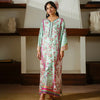 Printed Silk Lawn Kaftaan