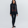 Ladies Floral Embroidered Sweater