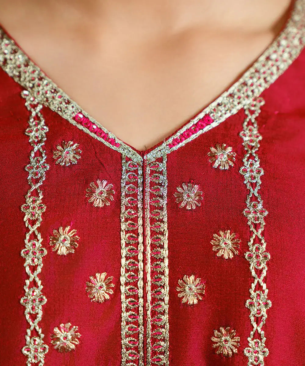 Embroidered Yarn Dyed Shirt - Kross Kulture 