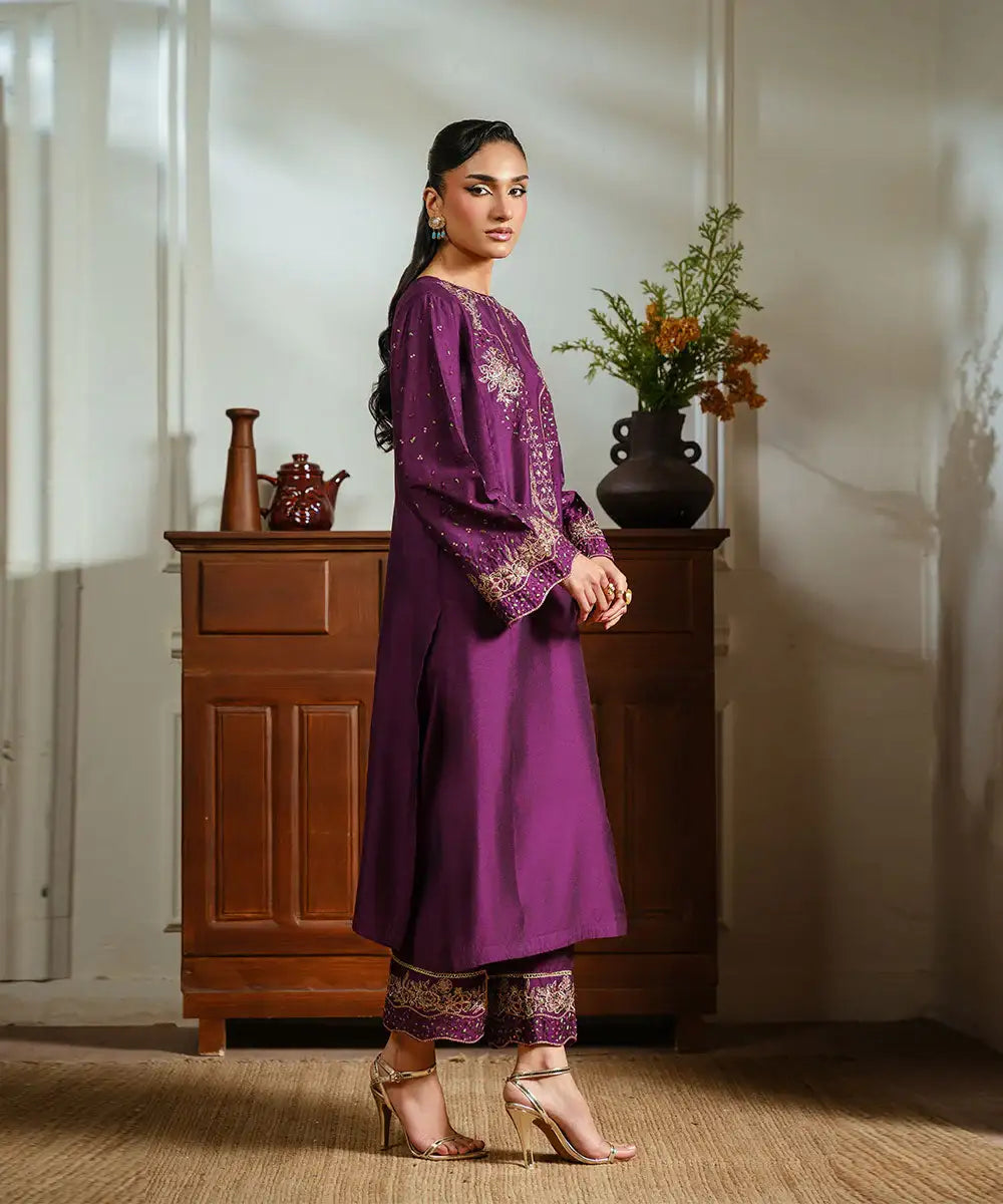 Embroidered Yarn Dyed Shirt - Kross Kulture 