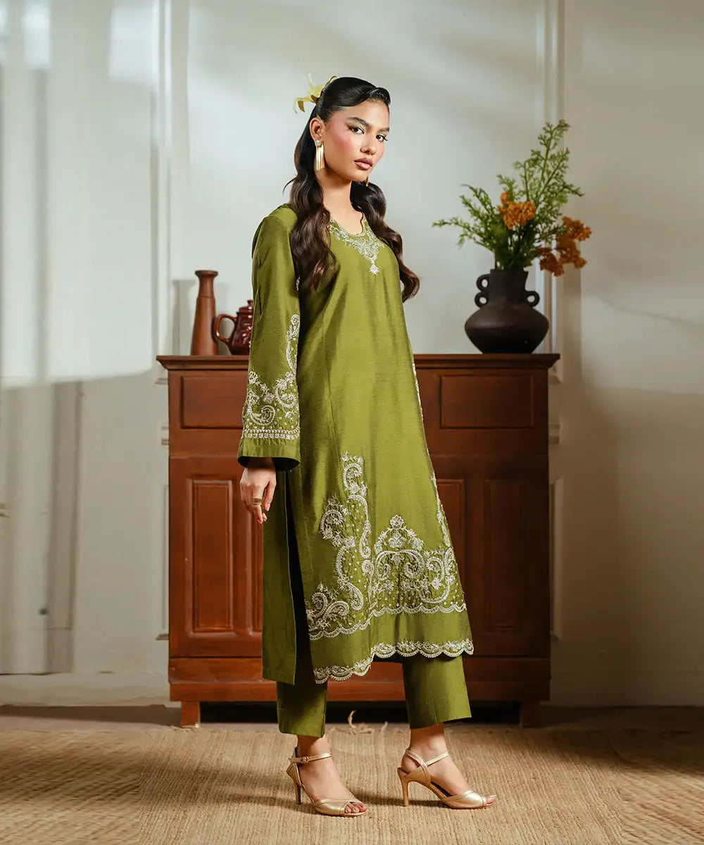 Embroidered Yarn Dyed Shirt - Kross Kulture 