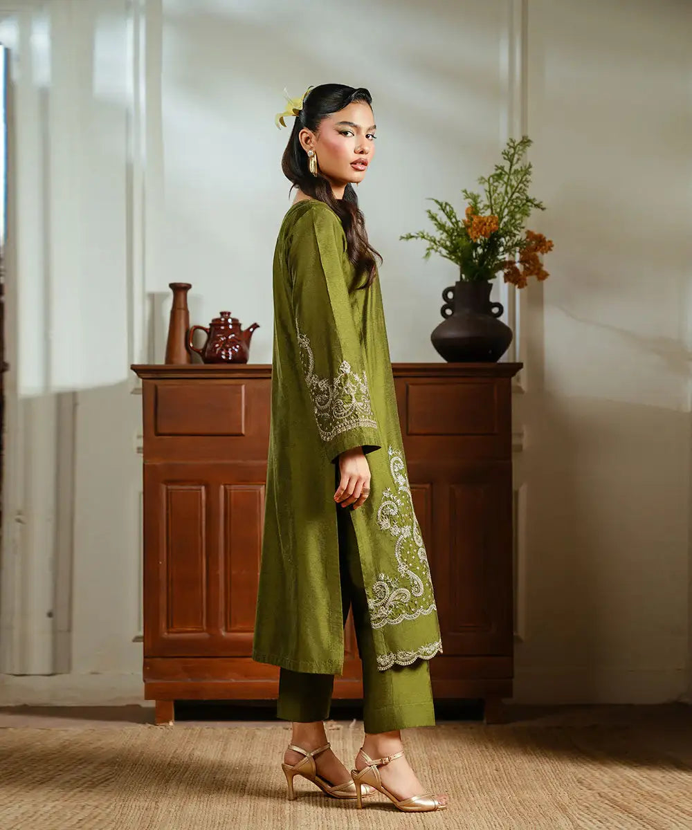 Embroidered Yarn Dyed Shirt - Kross Kulture 