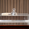 Silver Serving Tray with Acrylic Cover