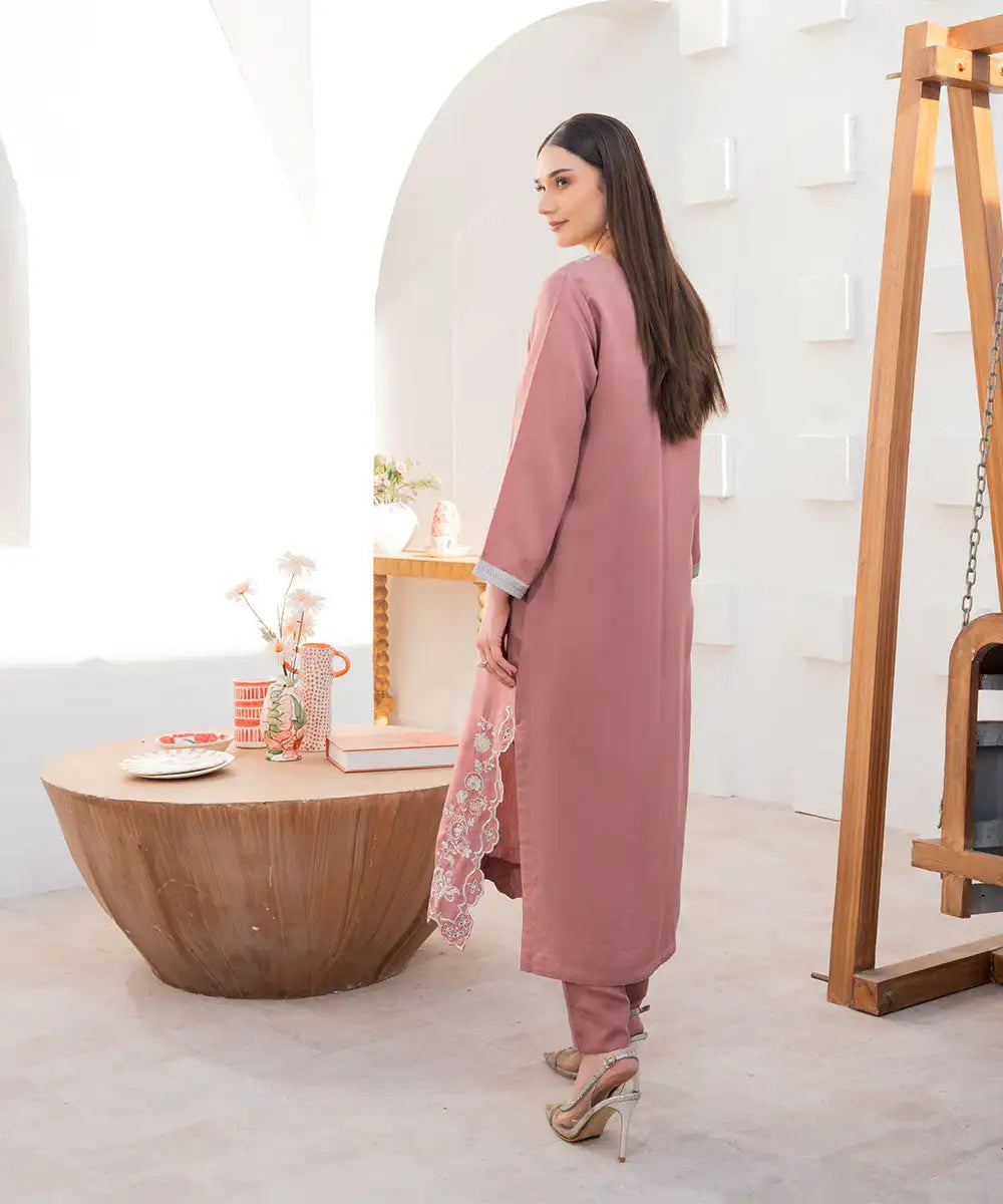 Embroidered Viscose Long Shirt - Kross Kulture 