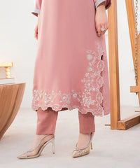 Embroidered Viscose Long Shirt - Kross Kulture 