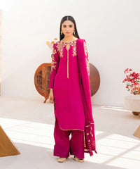 3PC - Sheesha Silk Suit - Kross Kulture 