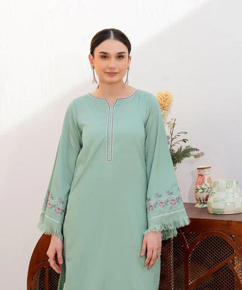 2PC - Crepe Silk Suit - Kross Kulture 