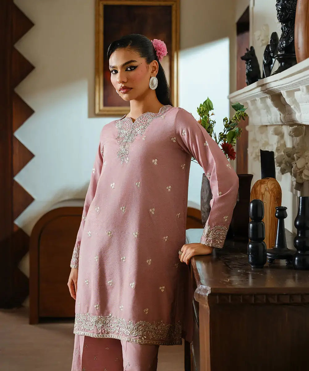 Embroidered Yarn Dyed Shirt - Kross Kulture 
