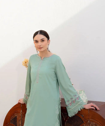 2PC - Crepe Silk Suit - Kross Kulture 