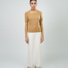 Ladies Turtleneck Ribbed Sweater