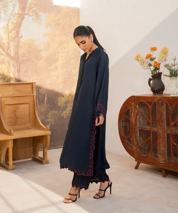 2PC - Crepe Silk Suit - Kross Kulture 