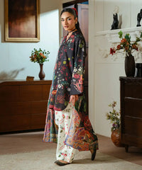 2PC - Printed Silk Lawn - Kross Kulture 