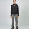 Ladies Turtleneck Ribbed Sweater