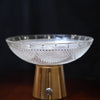 Diamond-Cut Crystal Serving Bowl (With Rechargeable 3 color options LED light)