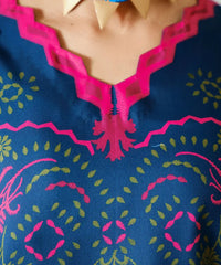 2PC - Printed Silk Lawn - Kross Kulture 