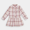 Checkered Pleated Top