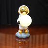 Astronaut Holding Moon Figurine LED Lamp