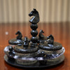 Chess Knight Dry fruit rotating platter